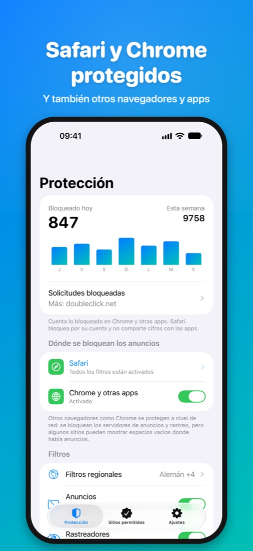 Safari y Chrome protegidos — Y también otros navegadores y apps