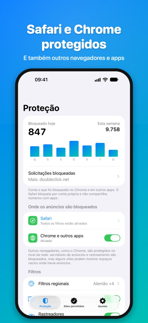 Safari e Chrome protegidos — E também outros navegadores e apps